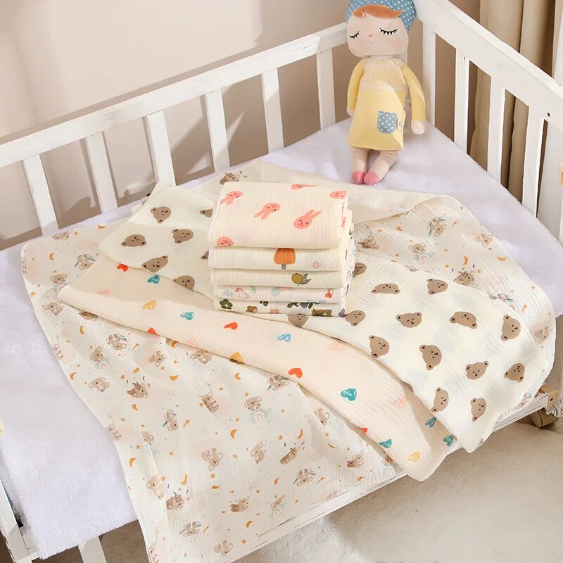 Baby Nursery Essentials - Baby Receive Blanket for Newborn Cotton
