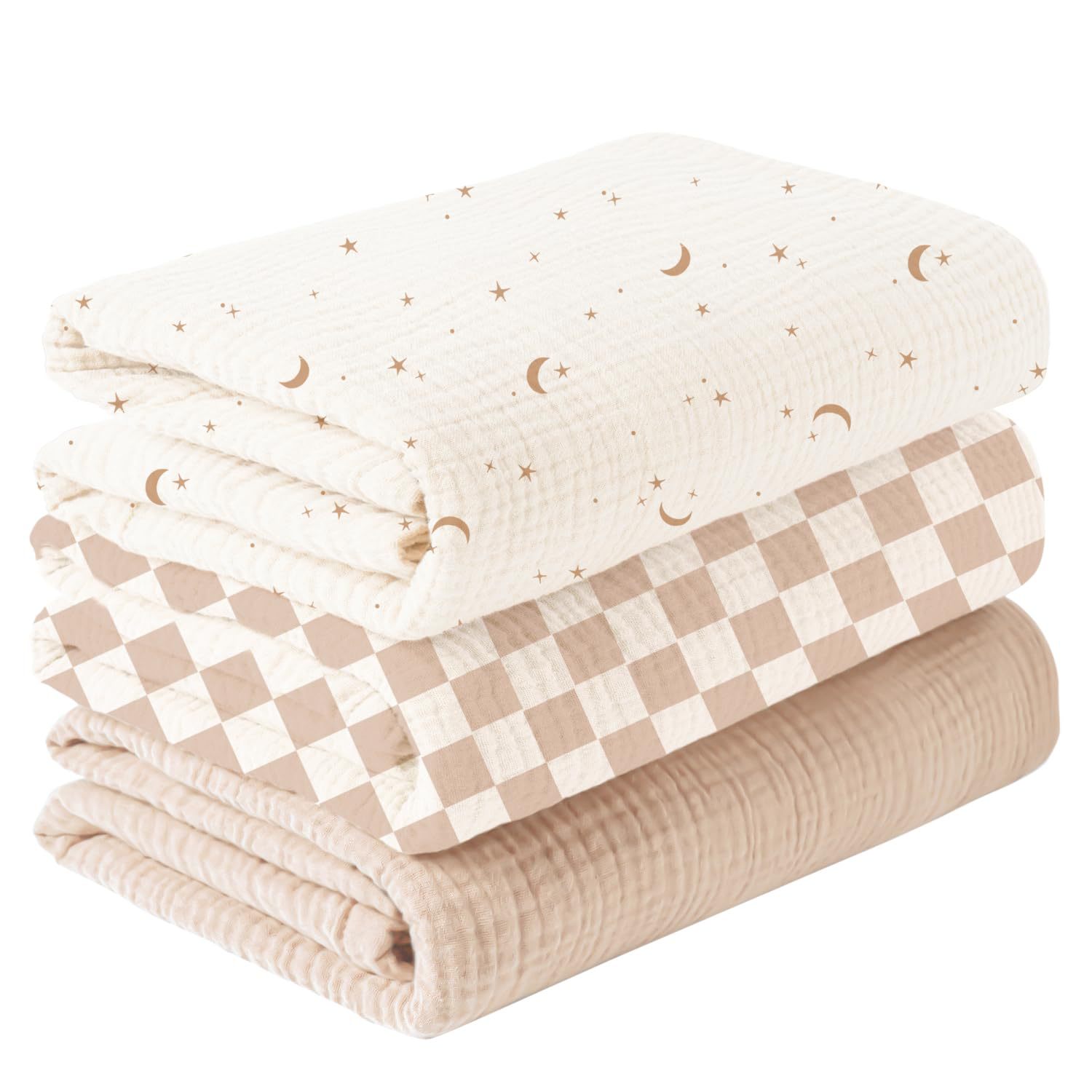 Baby Nursery Essentials - Soft Breathable Newborn Baby Receiving Blanket