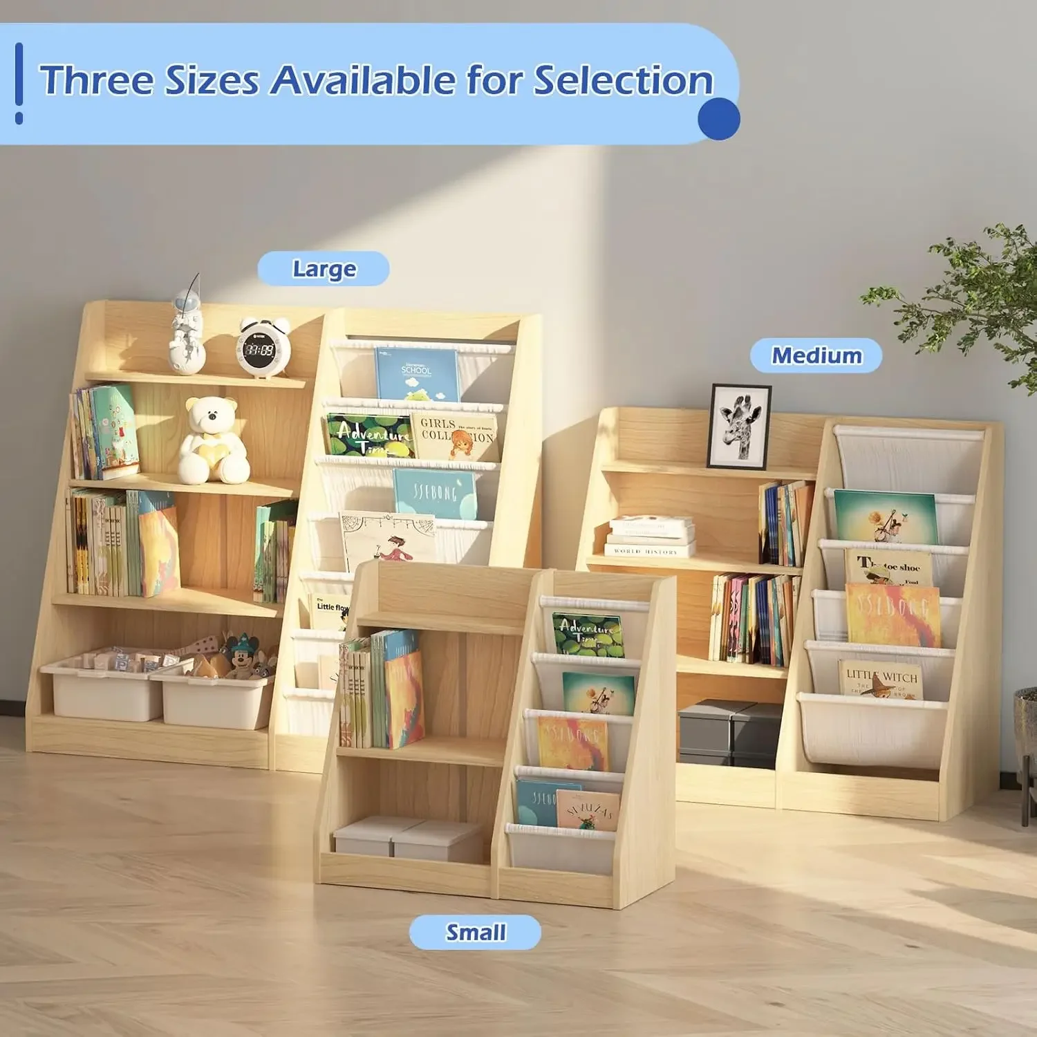4 Tier Kids Bookshelf Baby Tod - Baby Nursery Bookshelf 评论和价格