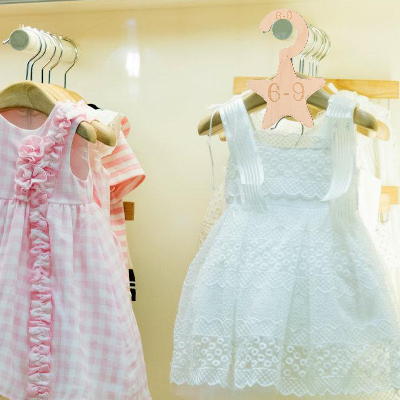 7Pcs Baby Clothes Closet Divid - Baby Nursery Storage 评论和价格