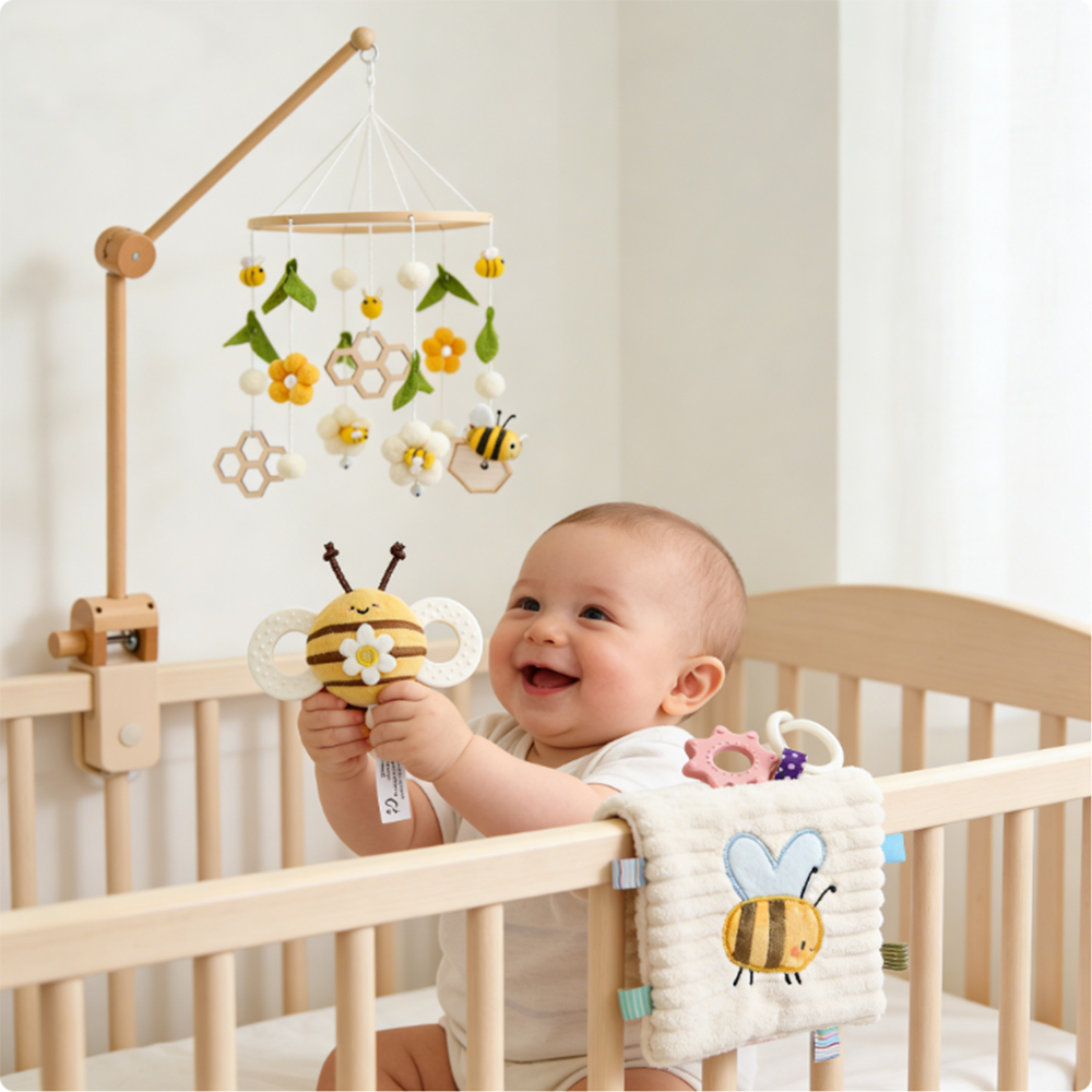 Baby Crib Mobile Rattle Toy Fo - Baby Nursery Music 评论和价格