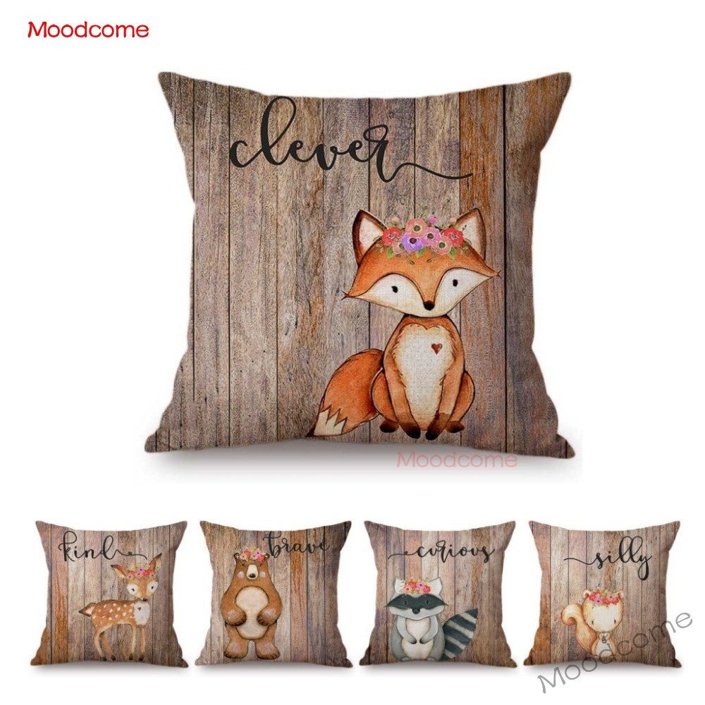 Cute Woodland Animals Wood Tex - Baby Nursery Chair 评论和价格
