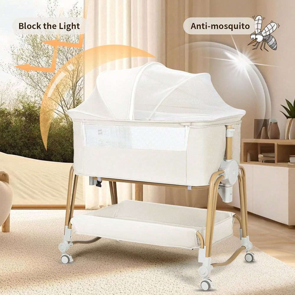 Baby Bassinet For Boys Girls,7 - Bassinet Bedside Sleeper 评论和价格
