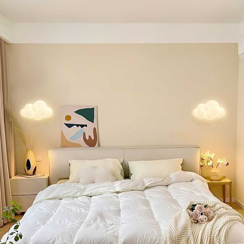 White Cloud Wall Lamps for Chi - Baby Nursery Wall Lights 评论和价格
