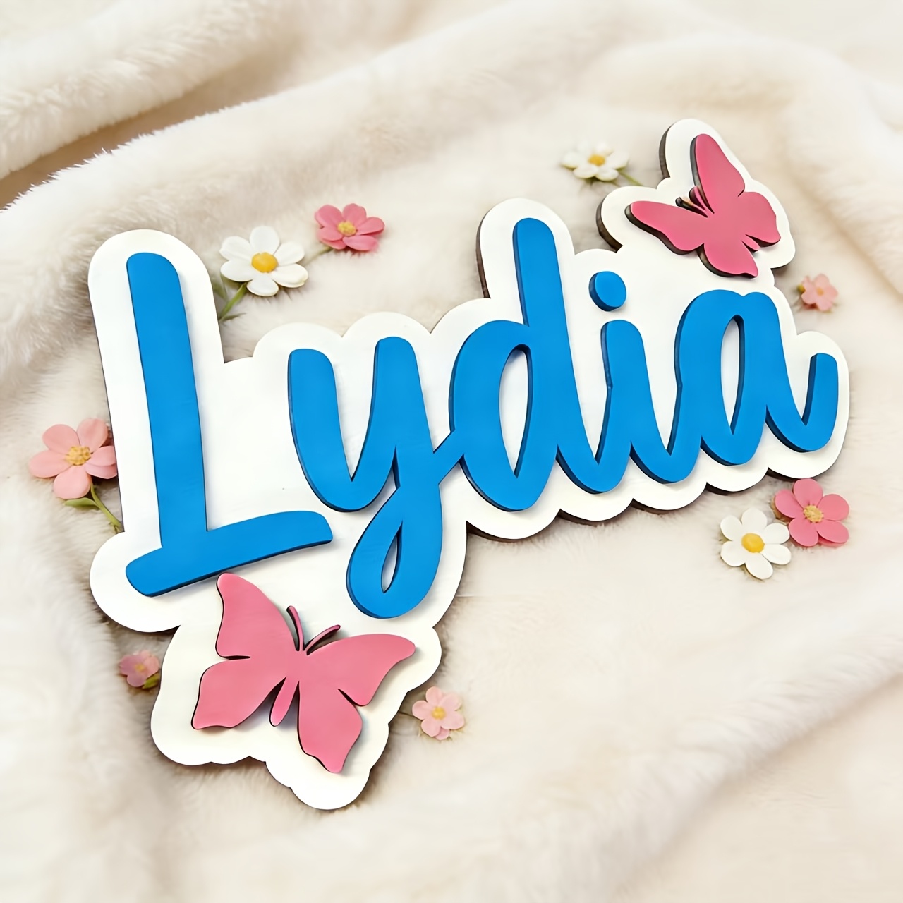 Personalized Blue & Pink Butte - Baby Nursery Ideas 评论和价格