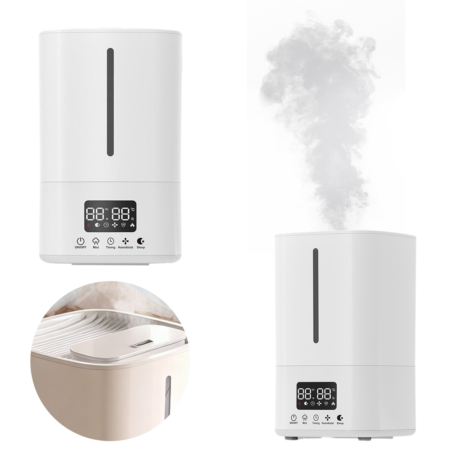 5L Smart Humidifier W/ Air Pur - Baby Nursery Air Purifier 评论和价格