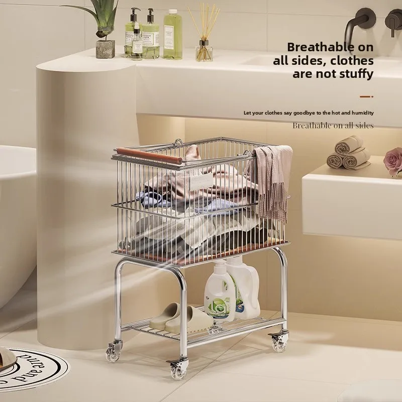 Double Layer Laundry Basket wi - Laundry Hamper Nursery 评论和价格
