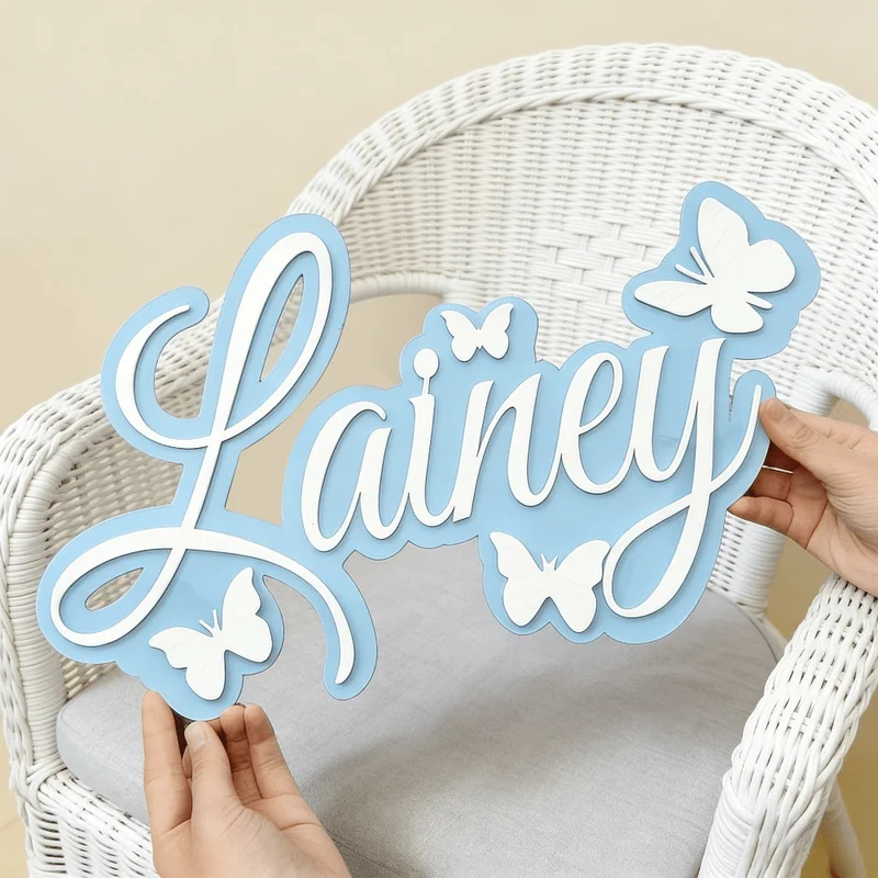 Personalized Baby Name Plaque, - Baby Nursery Wall 评论和价格