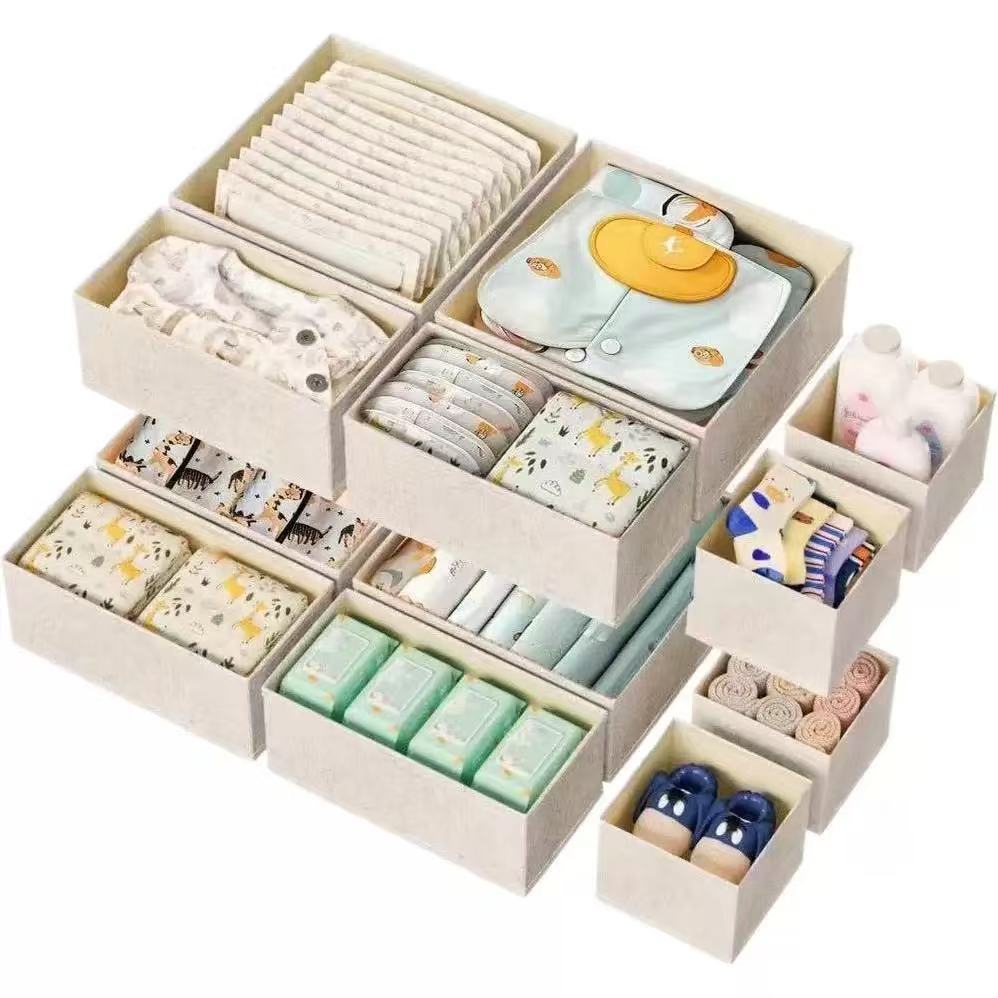 6/12pc Non-woven Baby Items St - Baby Nursery Storage 评论和价格