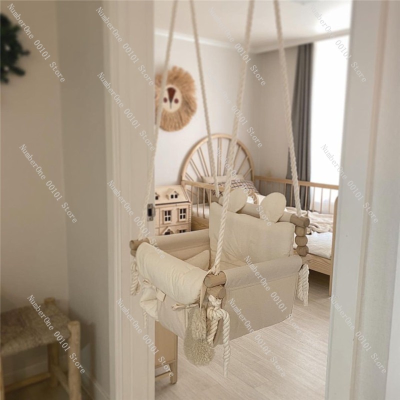 Korean Style Indoor Hanging Ch - Baby Nursery Chair 评论和价格
