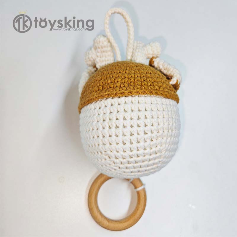Handmade Crochet Deer Style Mu - Baby Nursery Music 评论和价格