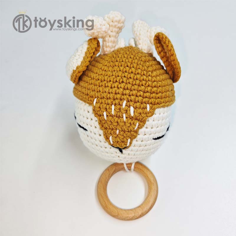 Handmade Crochet Deer Style Mu - Baby Nursery Music 评论和价格