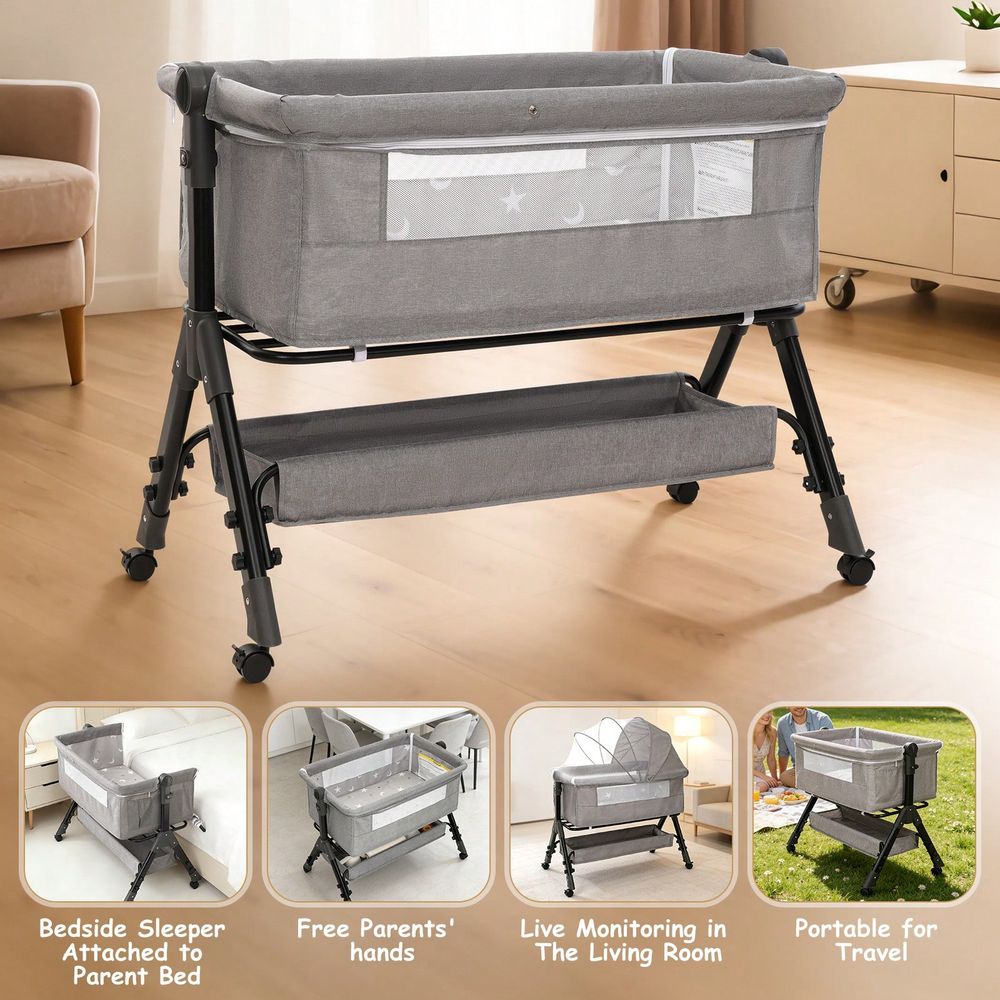 Baby Bassinet Bedside Sleeper, - Bassinet Bedside Sleeper 评论和价格
