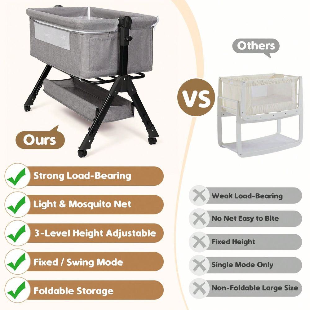 Baby Bassinet Bedside Sleeper, - Bassinet Bedside Sleeper 评论和价格
