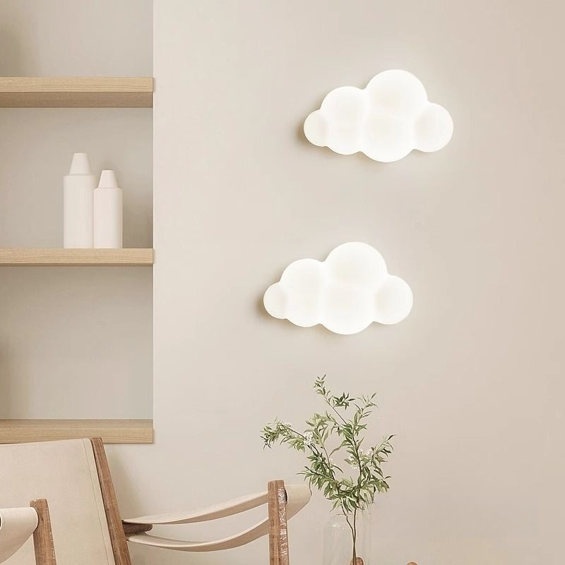 White Cloud Wall Lights Childr - Baby Nursery Wall Lights 评论和价格