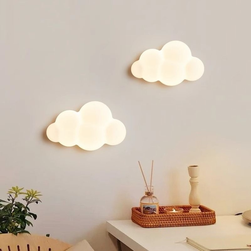 White Cloud Wall Lights Childr - Baby Nursery Wall Lights 评论和价格