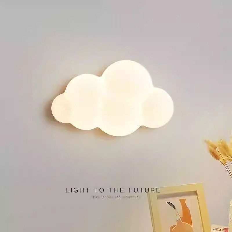 White Cloud Wall Lights Childr - Baby Nursery Wall Lights 评论和价格