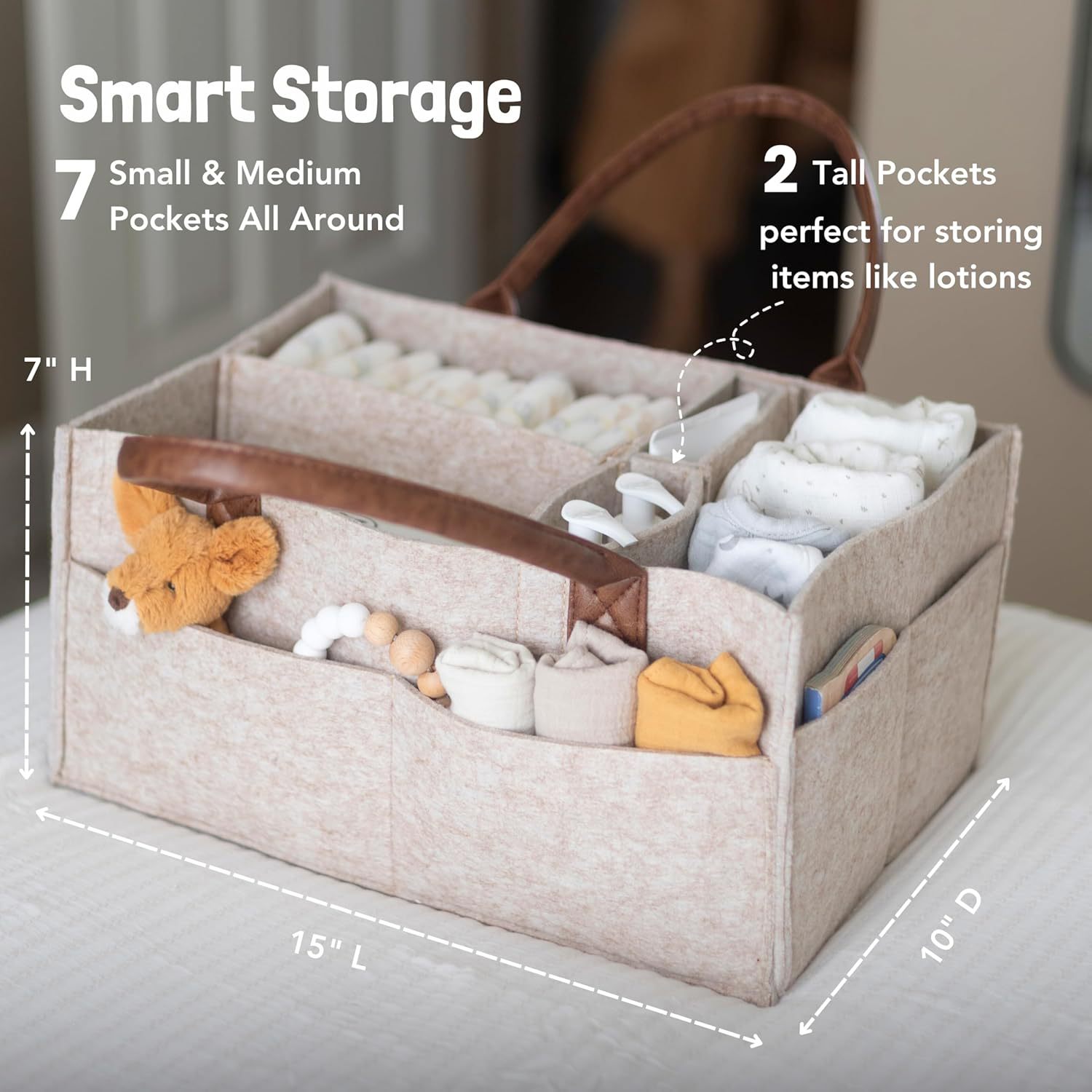 Baby Felt Storage Nursery Orga - Baby Nursery Package 评论和价格