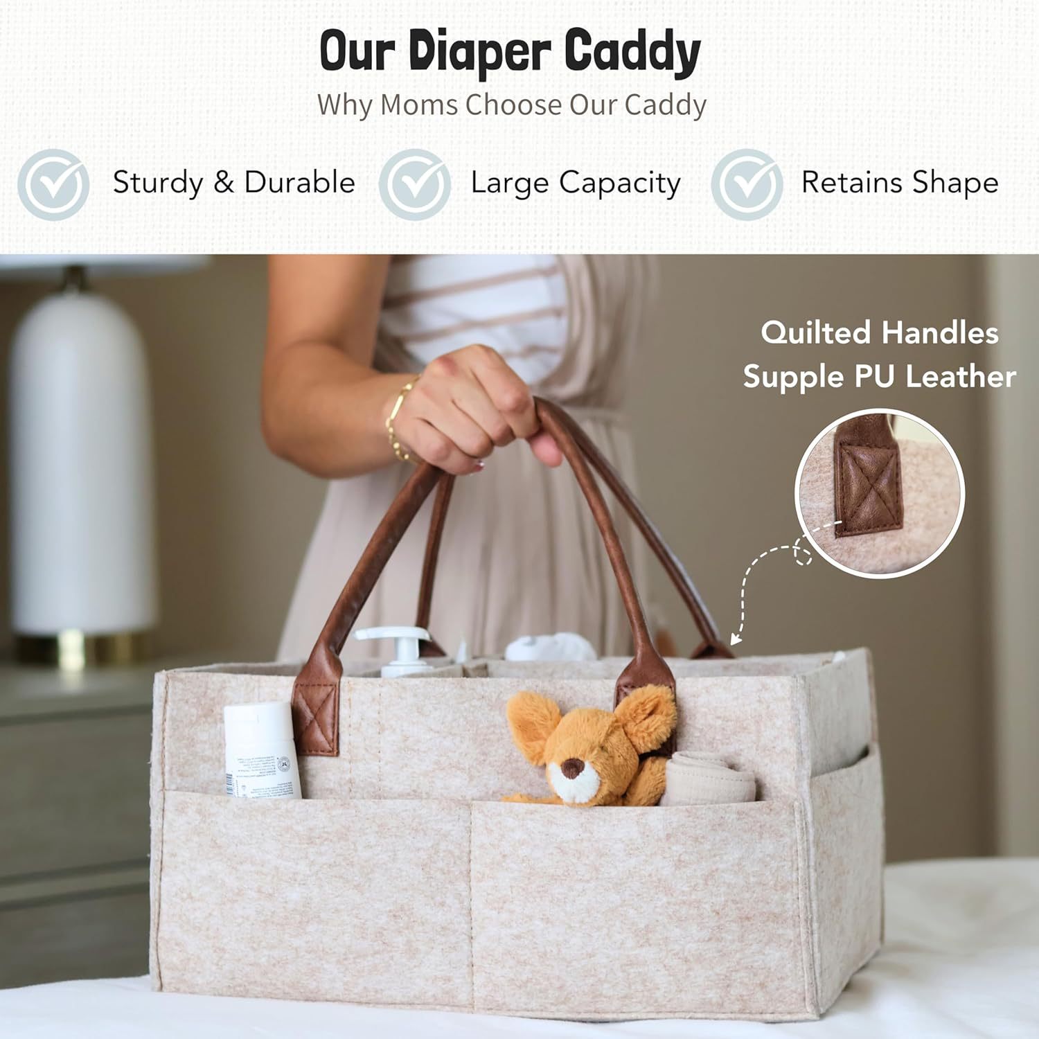 Baby Felt Storage Nursery Orga - Baby Nursery Package 评论和价格