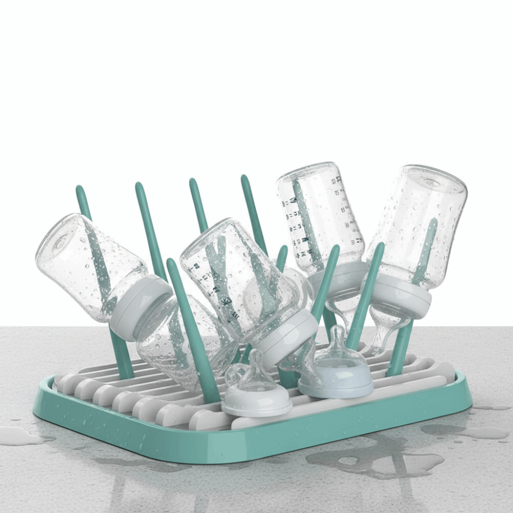 Foldable Baby Bottle Drying Ra - Baby Nursery Essentials 评论和价格