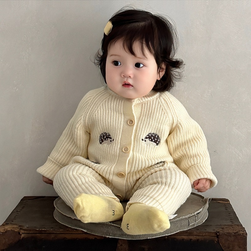 Hedgehog Embroidery Baby Knitt - Baby Nursery Embroidery 评论和价格