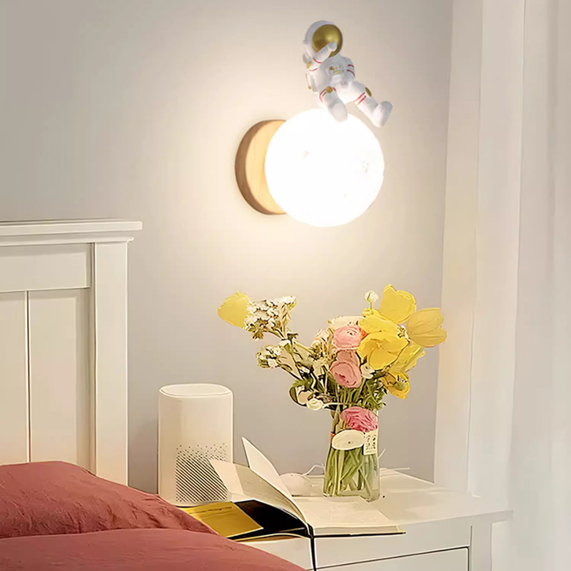 Creative Bedside Wall Lamp Sle - Baby Nursery Wall Lights 评论和价格