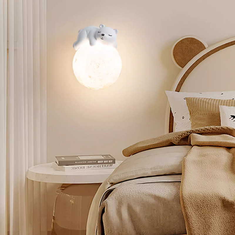 Creative Bedside Wall Lamp Sle - Baby Nursery Wall Lights 评论和价格