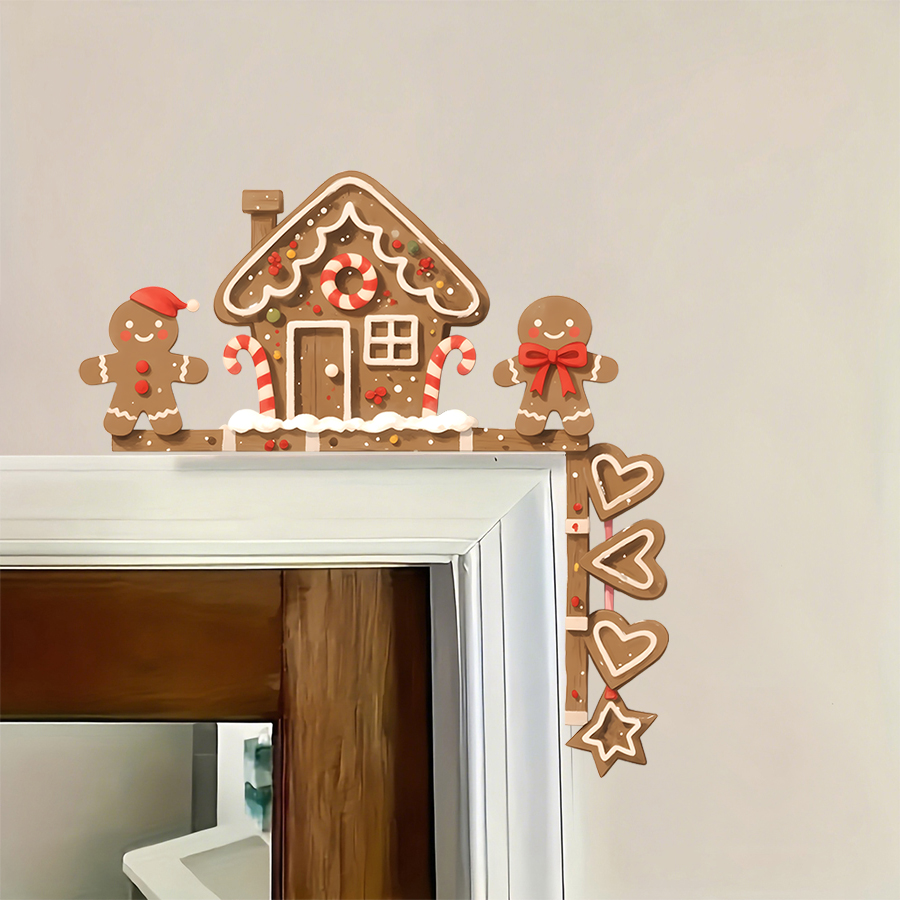 Gingerbread House & Man Christ - Baby Nursery Wall 评论和价格