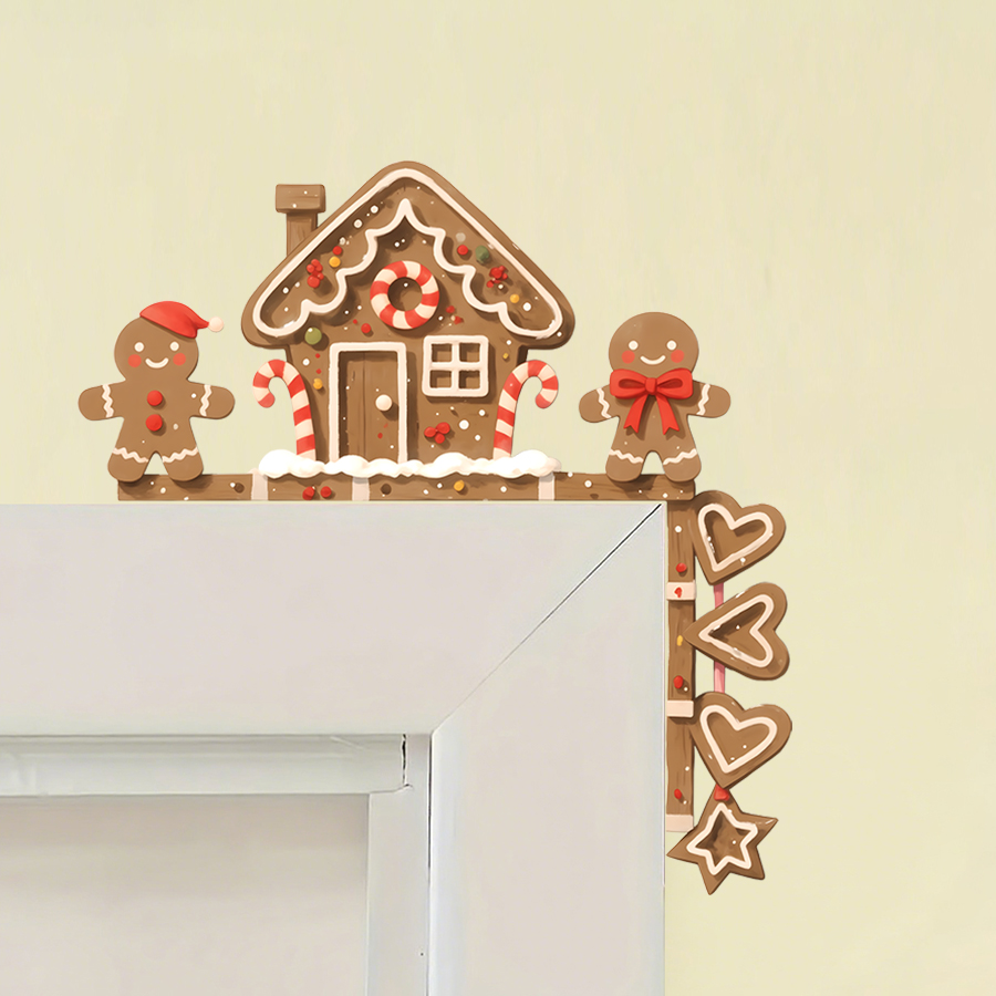 Gingerbread House & Man Christ - Baby Nursery Wall 评论和价格
