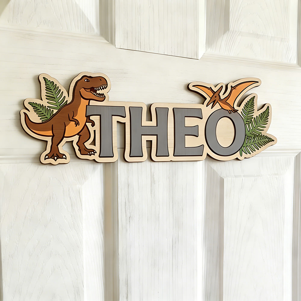 Personalized Dinosaur Name Sig - Baby Nursery Ideas 评论和价格