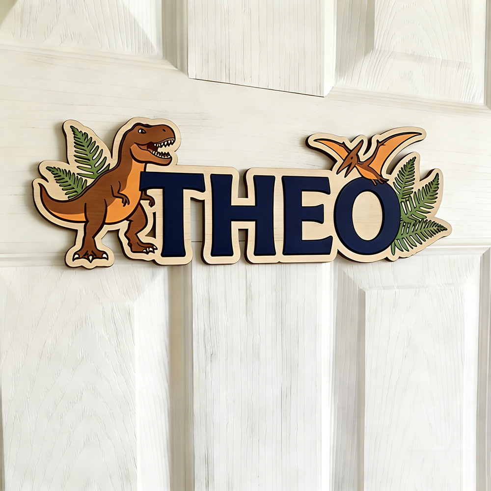 Personalized Dinosaur Name Sig - Baby Nursery Ideas 评论和价格