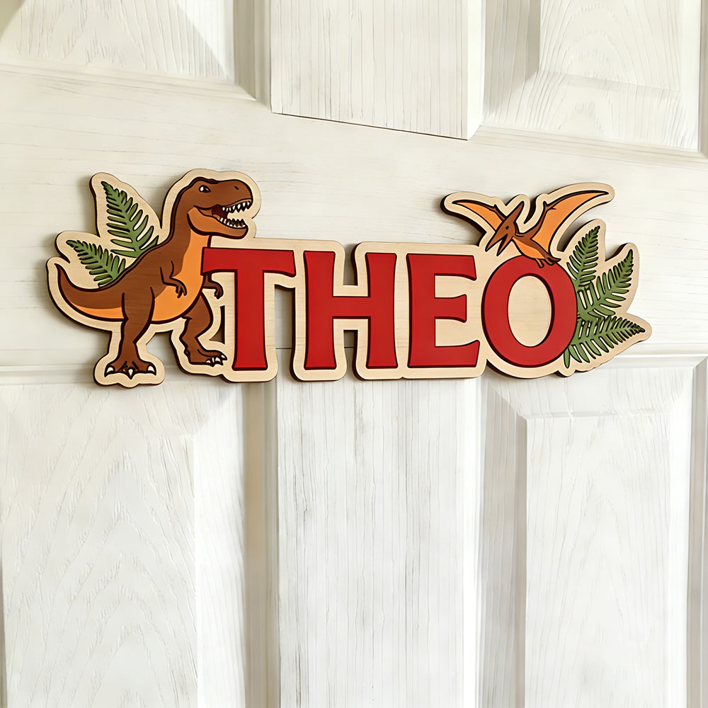 Personalized Dinosaur Name Sig - Baby Nursery Ideas 评论和价格