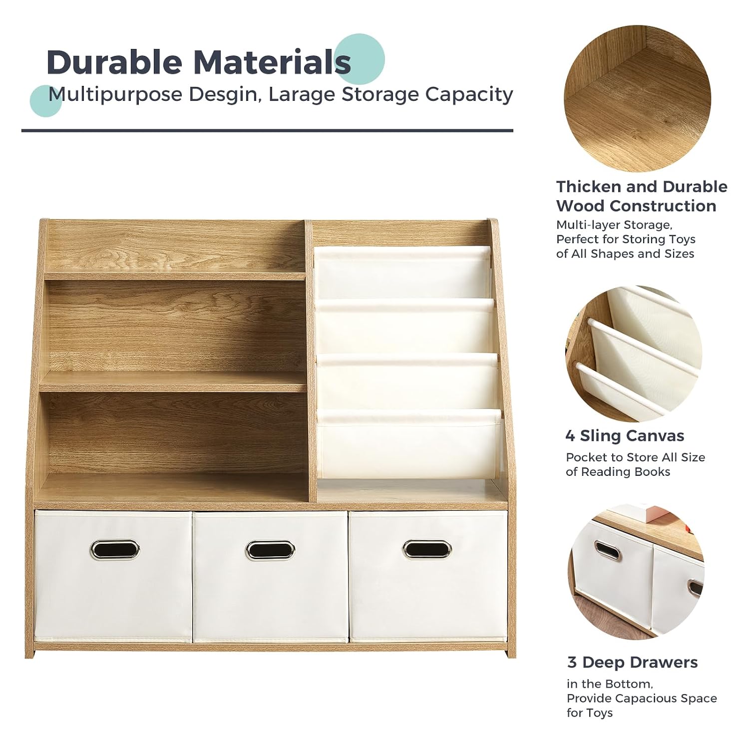 Montessori Wood Bookshelf & To - Baby Nursery Bookshelf 评论和价格