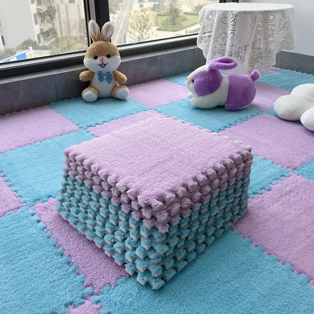 20Pcs Soft Plush Puzzle Floor  - Baby Nursery Music 评论和价格