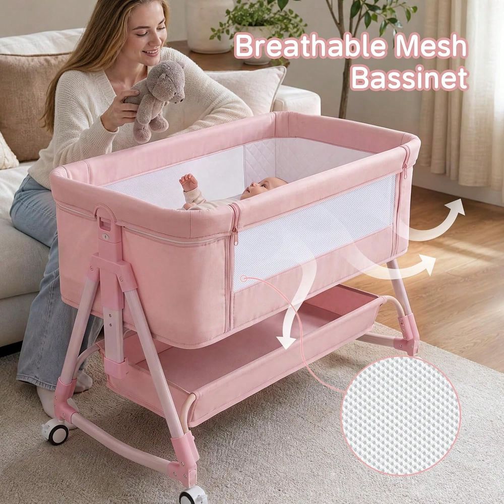 Bassinet, 3In1 Baby Bassinet B - Bassinet Bedside Sleeper 评论和价格