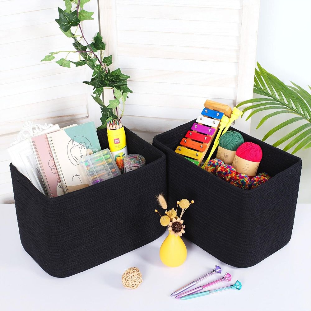 2-Pack Storage Baskets For She - Baby Nursery Bookshelf 评论和价格
