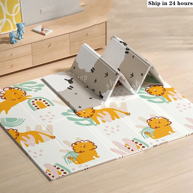 Baby Play Mats Foldable Xpe Pu - Baby Nursery Music 评论和价格