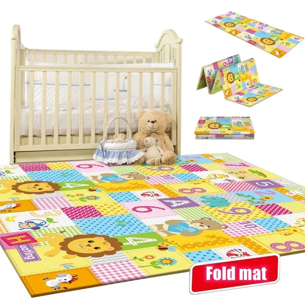 Baby Play Mats Foldable Xpe Pu - Baby Nursery Music 评论和价格