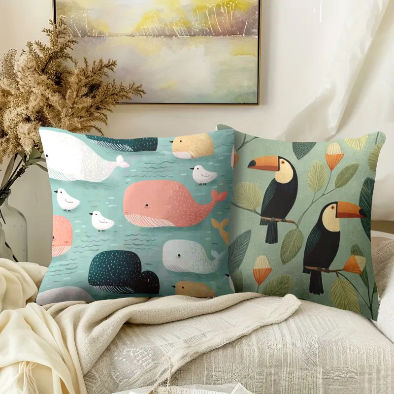4 Piece Pillowcase Set Cute An - Baby Nursery Chair 评论和价格
