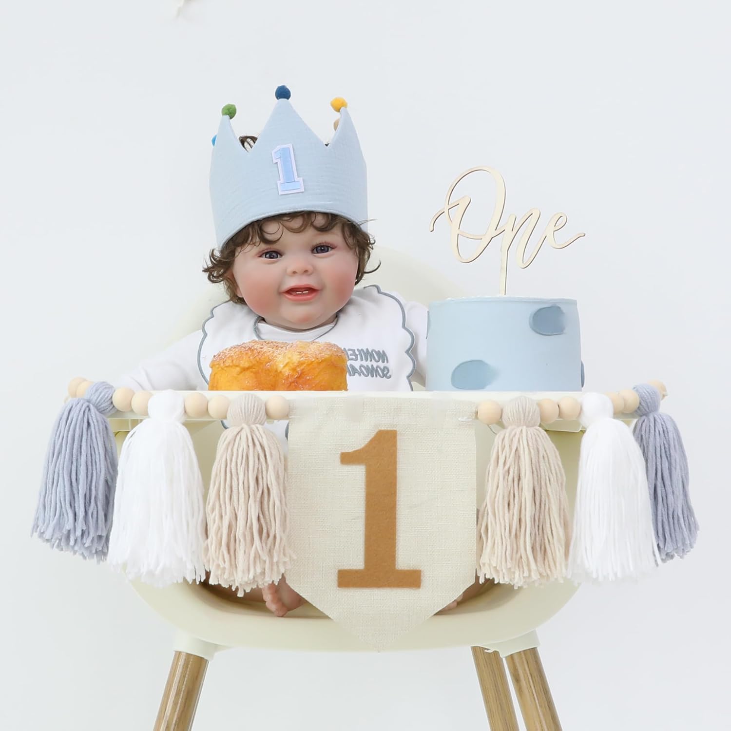 Baby First Birthday Party Deco - Baby Nursery Chair 评论和价格