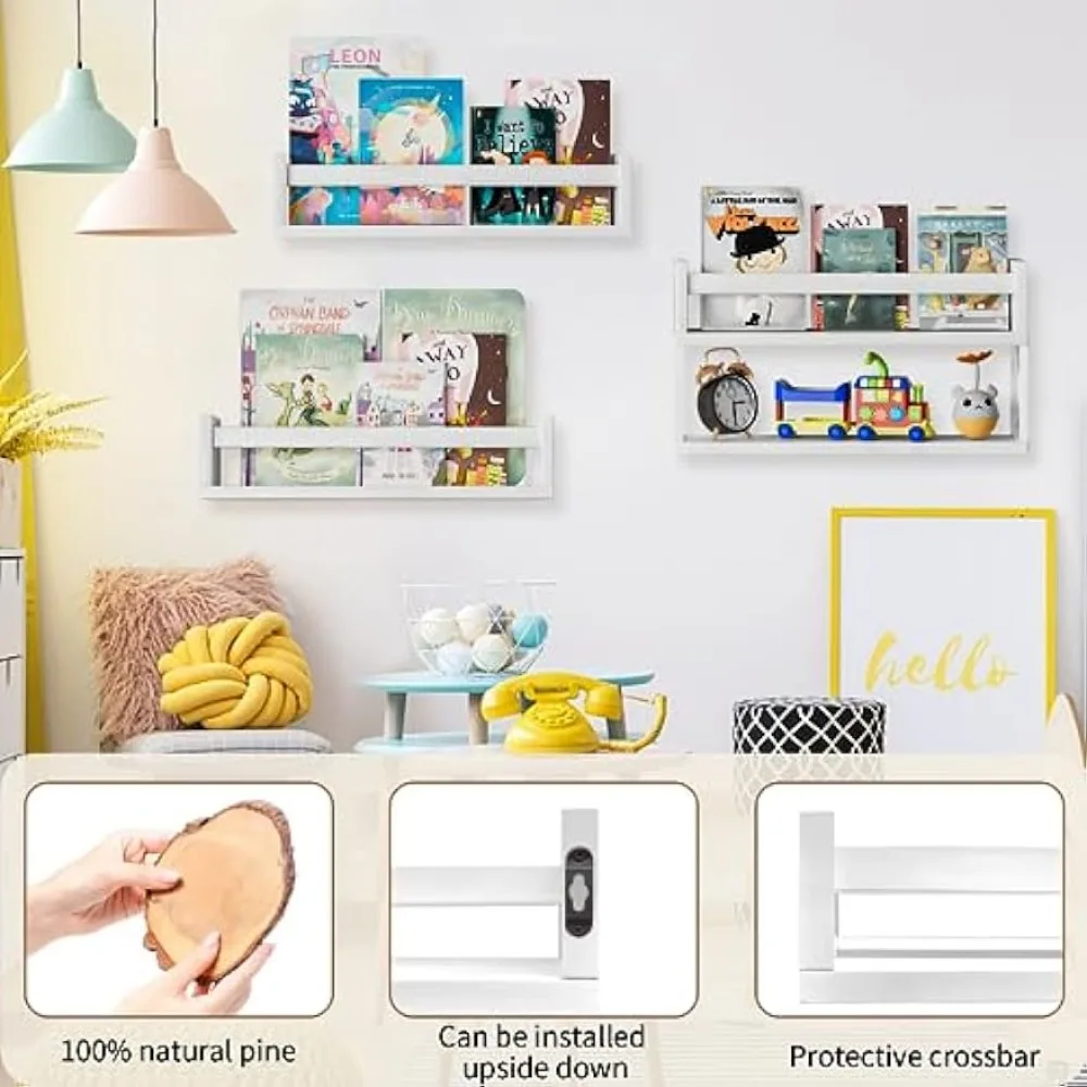 QimCoor Nursery Book Shelves S - Baby Nursery Bookshelf 评论和价格