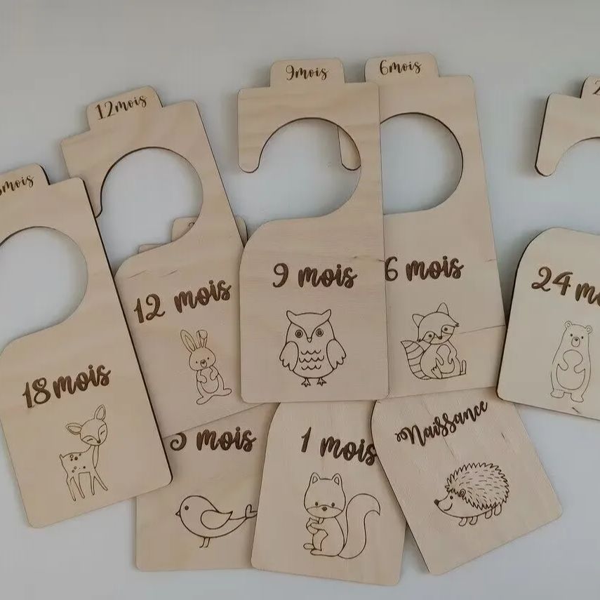 Forest animal Baby closet hang - Baby Nursery Closet Organization 评论和价格