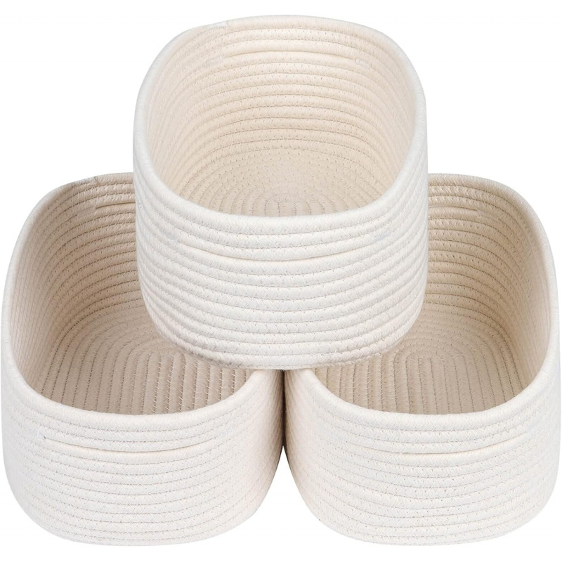 Small Woven Storage Baskets –  - Baby Nursery Closet Organization 评论和价格