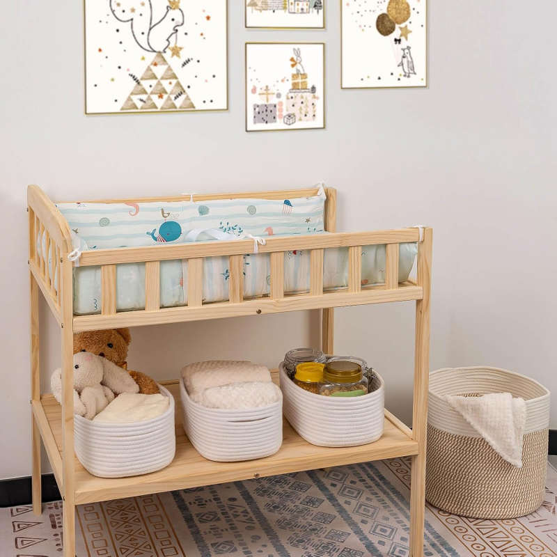 Small Woven Storage Baskets –  - Baby Nursery Closet Organization 评论和价格