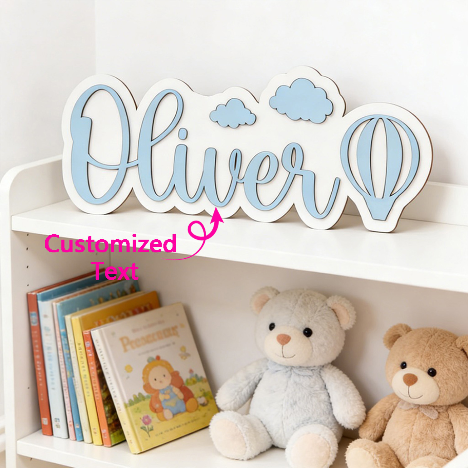 Personalized Hot Air Balloon & - Baby Nursery Ideas 评论和价格