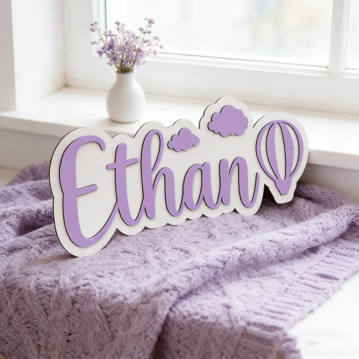 Personalized Hot Air Balloon & - Baby Nursery Ideas 评论和价格