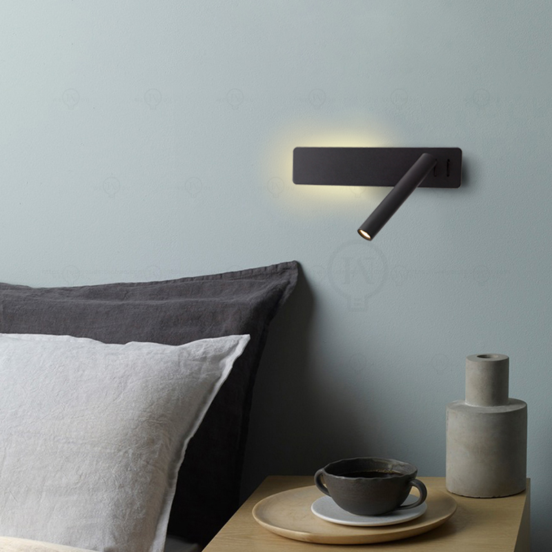 White Nordic LED Bedside Readi - Baby Nursery Wall Lights 评论和价格