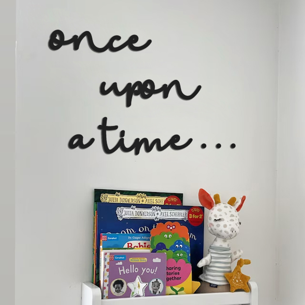 Once Upon a Time Nursery Wall  - Baby Nursery Bookshelf 评论和价格