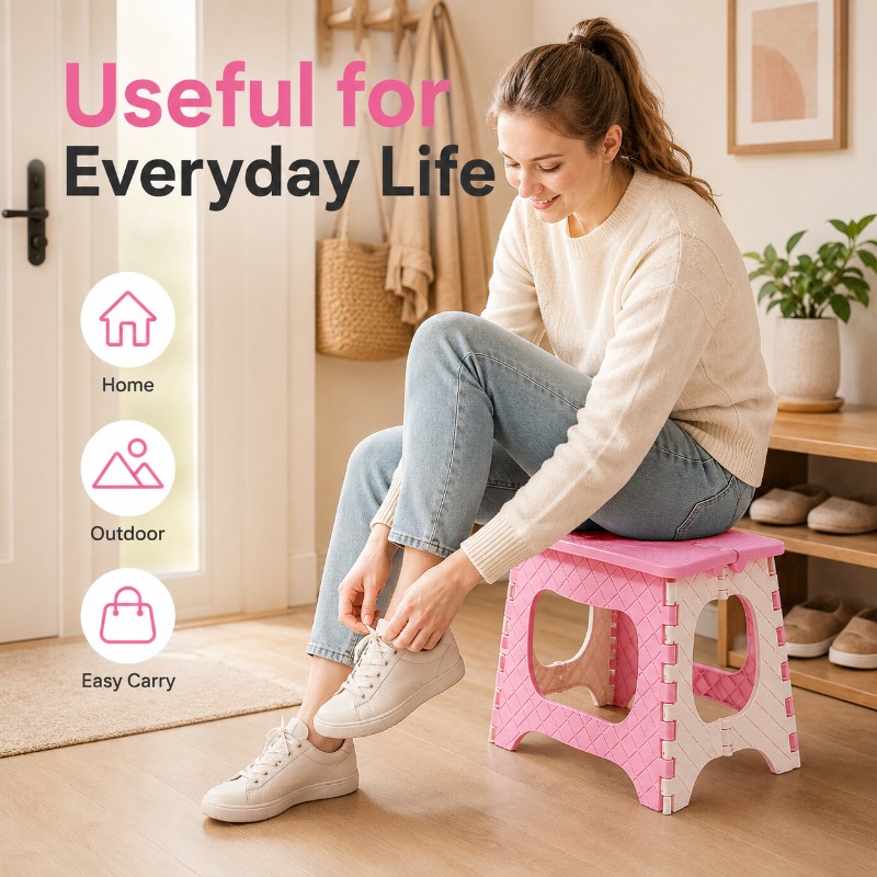 Portable Folding Stool Thicken - Baby Nursery Chair 评论和价格