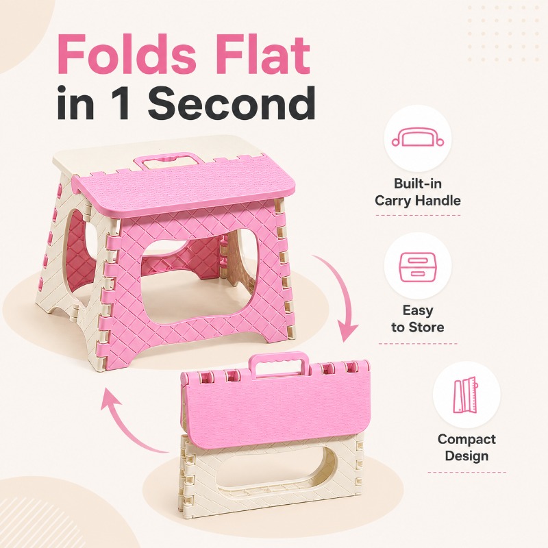 Portable Folding Stool Thicken - Baby Nursery Chair 评论和价格